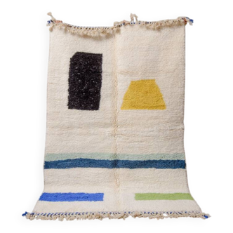 Tapis marocain "azilal" traditionnel