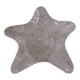 Star candle holder in glass or bubbled crystal, Biot style