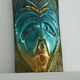 Franco Bastianelli enamelled mask for Laurana Pesaro