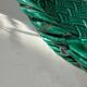 Green woven ceramic fruit basket in the Vallauris style, Malicorne E T