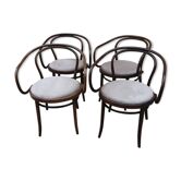 Set of 4 209 Thonet chairs