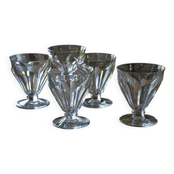 5 verres à eau Modèle Talleyrand cristal de Baccarat