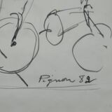 Edouard Pignon Ink on paper