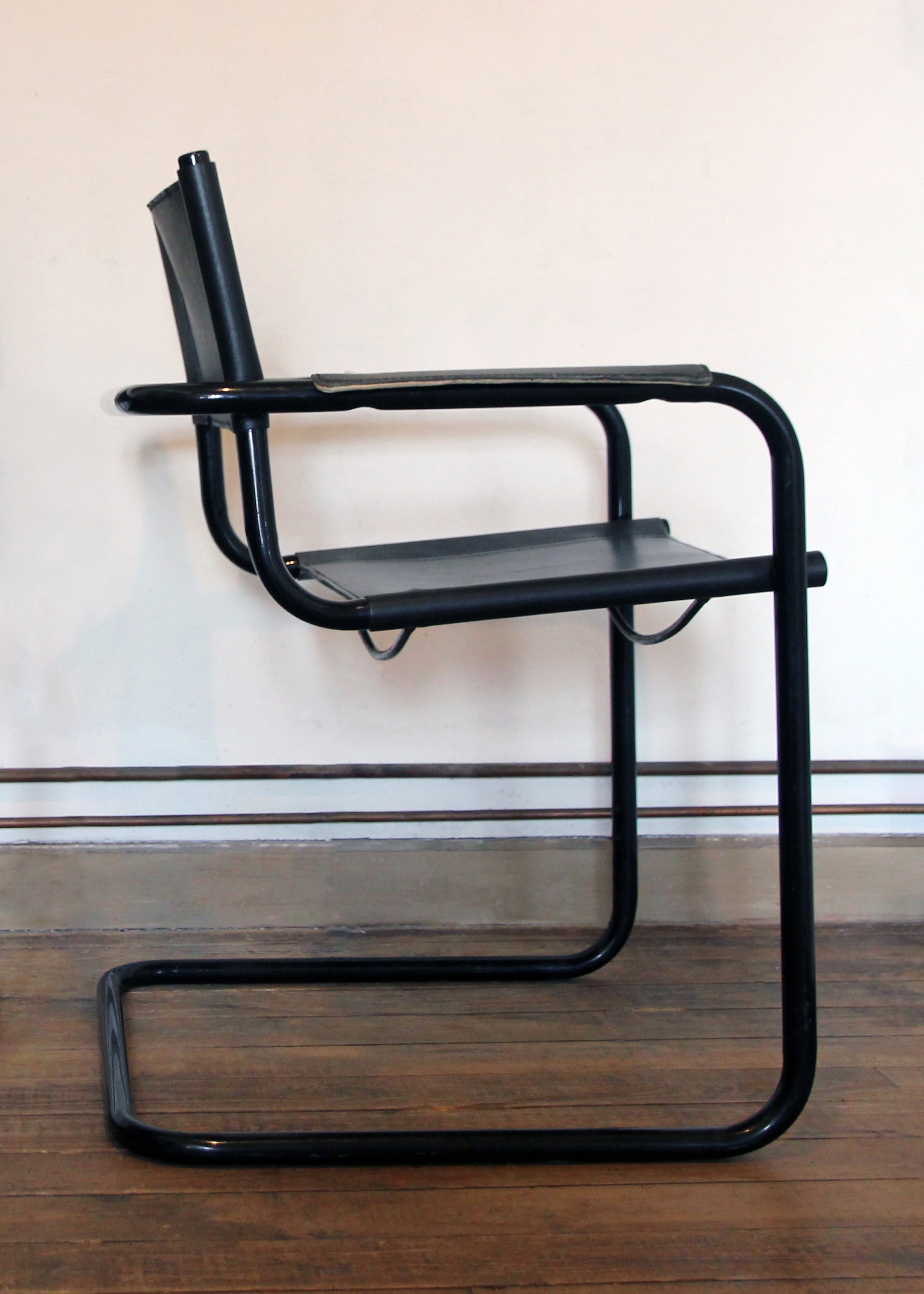 Pair of armchairs cantilever bauhaus 70s