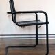 Pair of armchairs cantilever bauhaus 70s