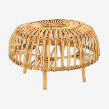 Mid-century rattan stool, 1960's