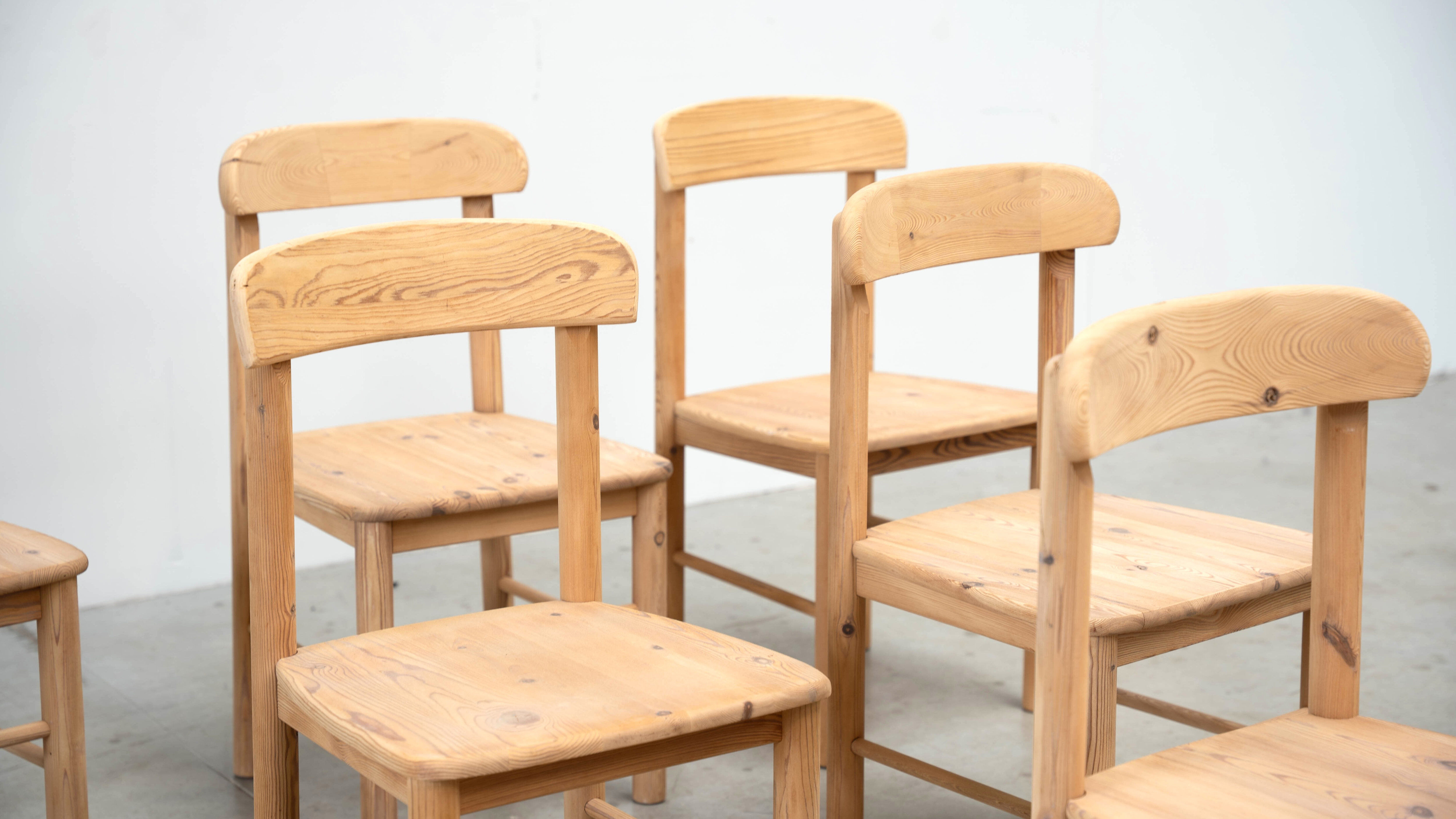 Set of six Scandinavian dining chairs by Rainer Daumiller