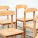 Set of six Scandinavian dining chairs by Rainer Daumiller