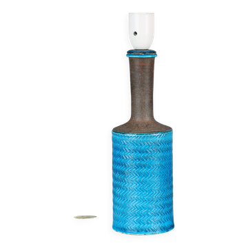 Nils Kahler ceramic table lamp by Herman A. Kähler, Denmark, 1960 signed