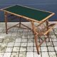 Bureau vintage en rotin et osier