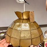 Gold mother-of-pearl pendant