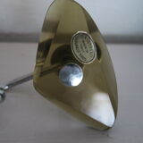 Vintage hook 1960 crystallo smoked crystal and stainless steel italy handworked