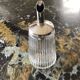 Uwo vintage glass sugar dispenser