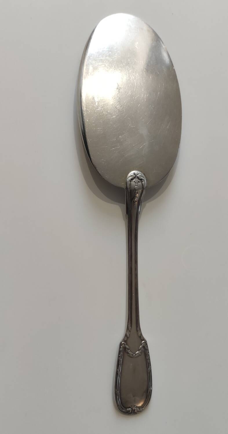 Ancienne pelle à tarte glace service/argent massif poinçon minerve/orfèvrerie puiforcat