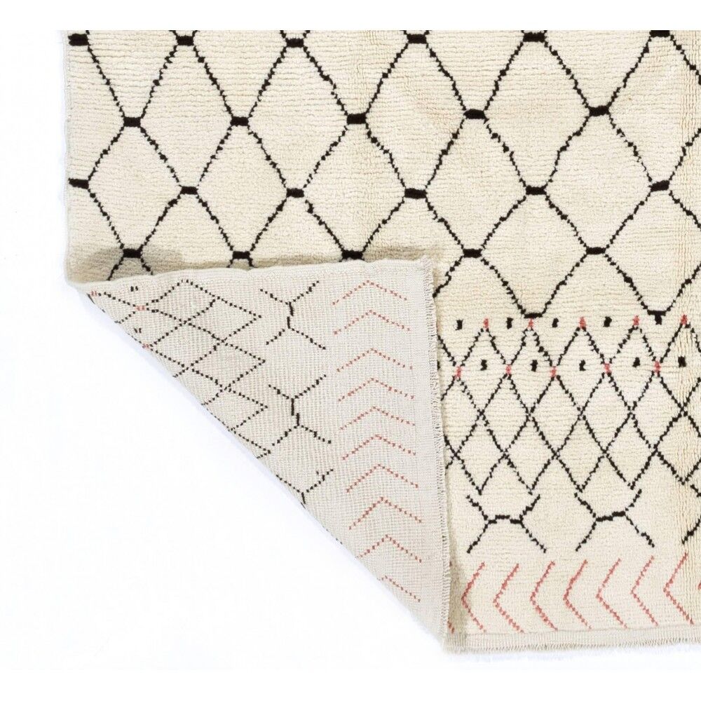 Hand-knotted Moroccan Berber Style Tulu Rug Made of Wool. Custom Options Available