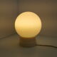Plafonnier boule opaline vintage