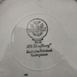 Villeroy & Boch dinner plate, Alt Strasburg model, pink flower