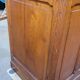 Shop counter display cabinet with old drawers, 1900s