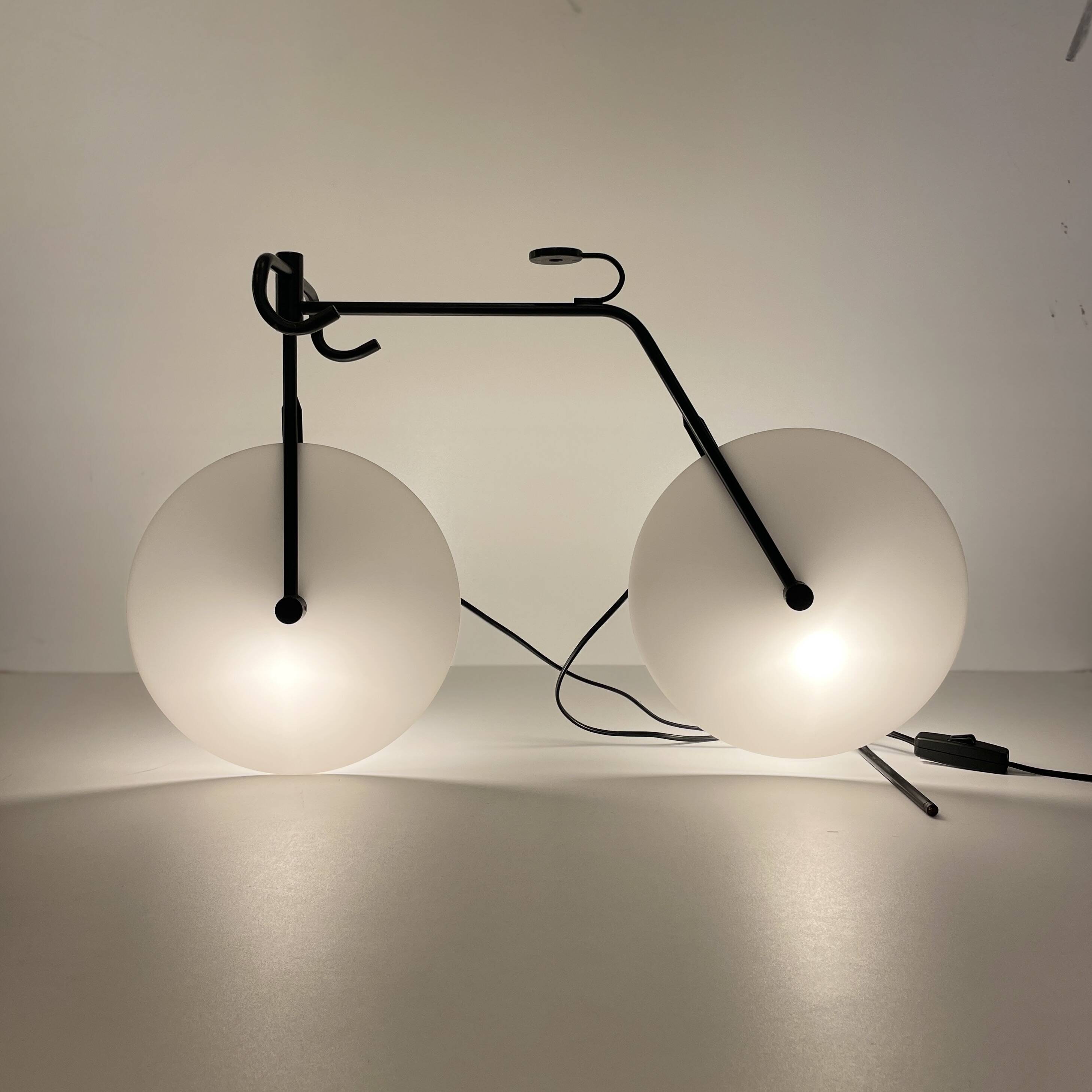 Bicycle Wall or Table Lamp by BAG Turgi from 1980'