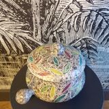 Yvan Borty salad bowl 1950 with lid