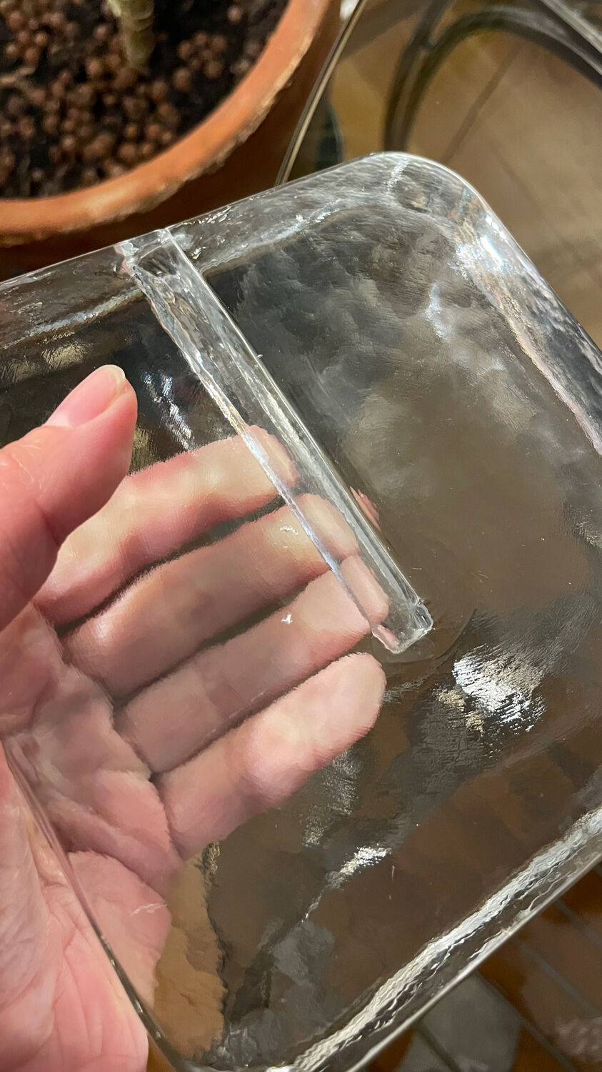 Glass soliflore Heiner Dusterhaus 1970s