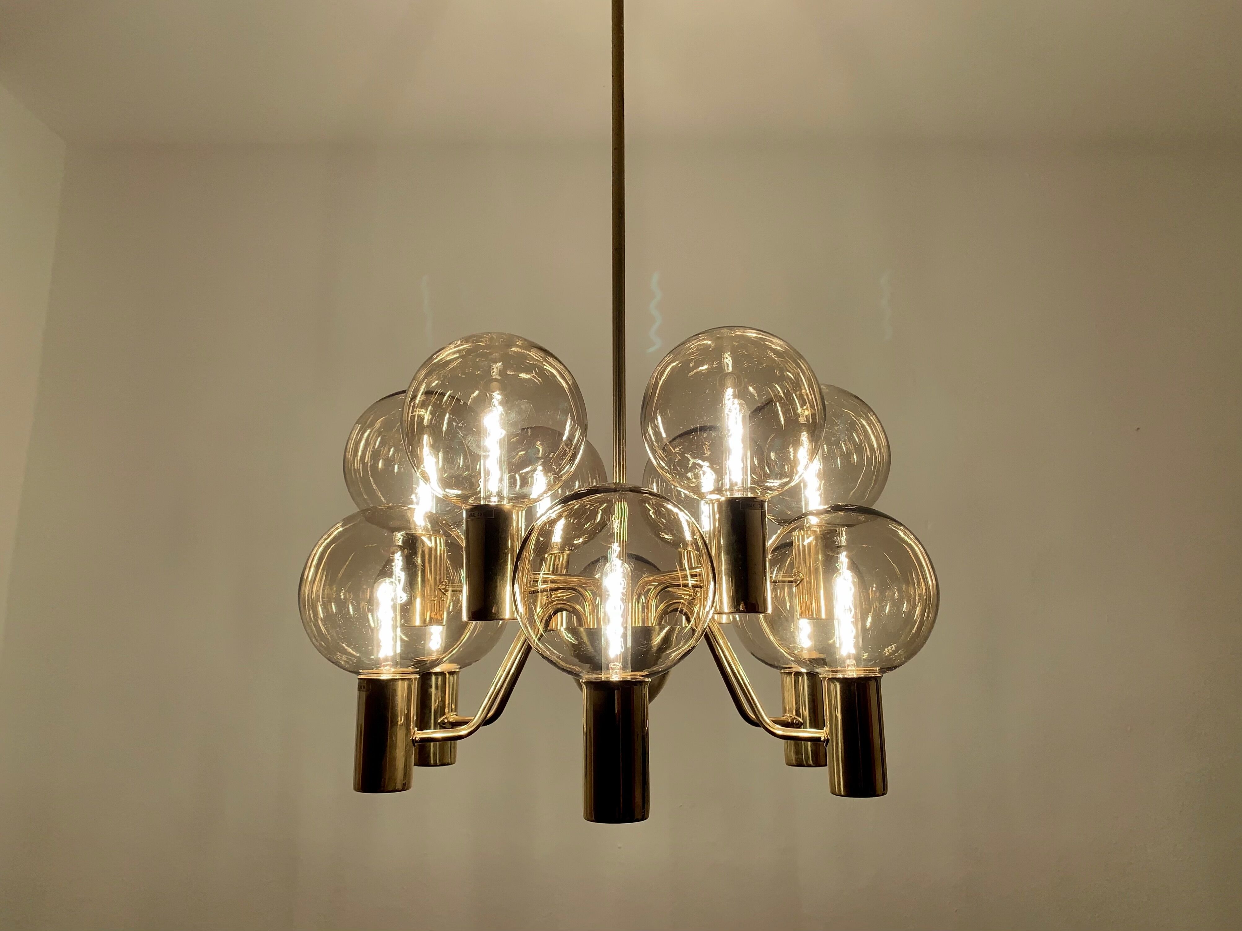 Swedish Patricia Chandelier by Hans Agne Jakobsson