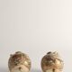 Satsuma Earthenware Vases, Hand-Painted Polychrome, Japan, Set of 2