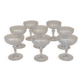 Engraved champagne glasses