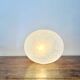 Italian Pebble Lamp in Speckled White Glass (1980) – 29 cm