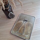 Wall-mounted or standing barber mirror