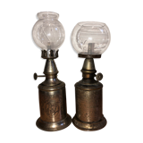 1900 Pigeon Lamp Lot