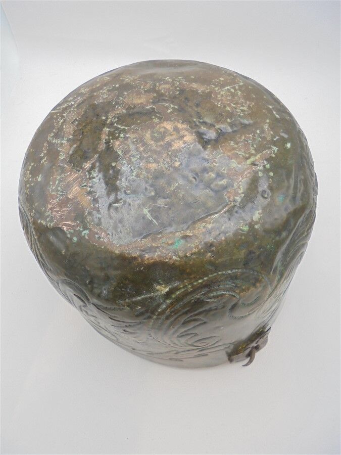 Copper cauldron