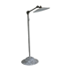 Adjustable gray metal lamp
