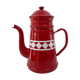 Old enamelled coffee maker from the 60s