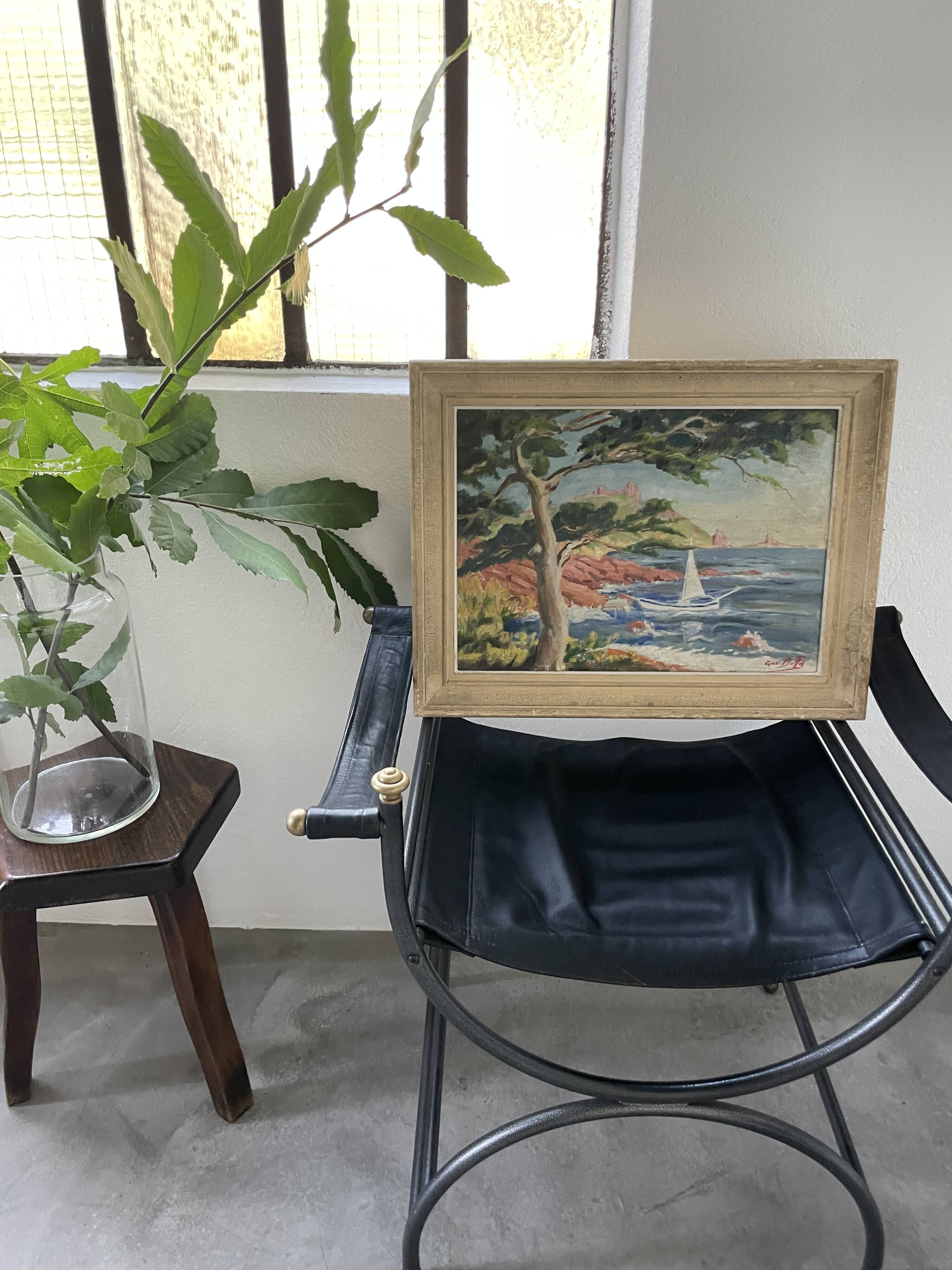 Oil painting Saint Raphael Gus Buffa