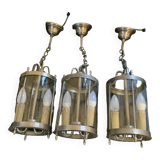 3 vintage lanterns