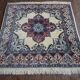 Handmade Persian Nain carpet 103x103cm