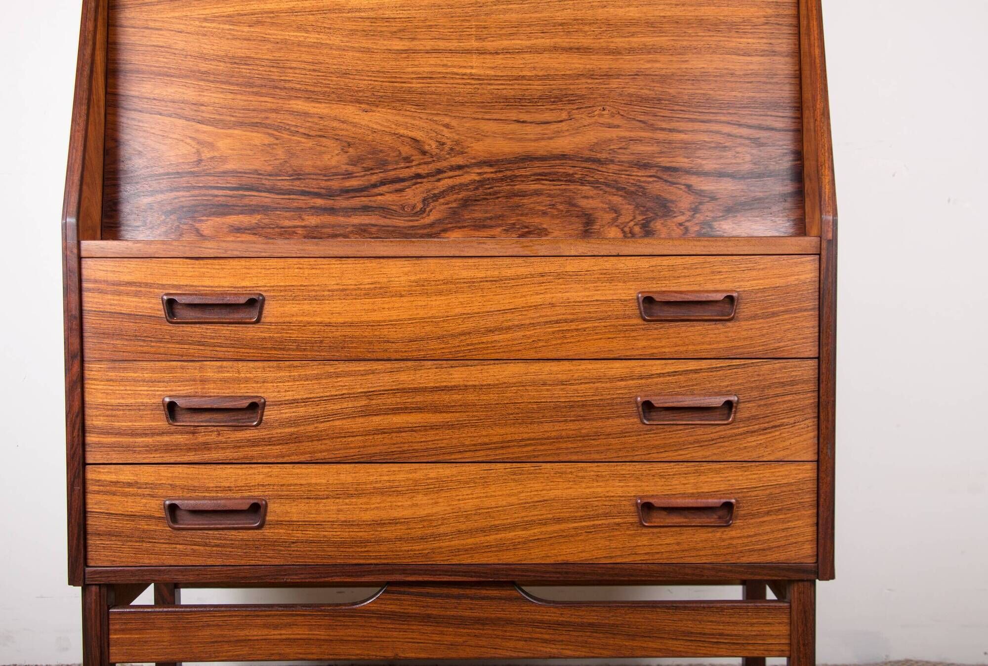 Secretary, desk, Danish in Rio rosewood by Dyrlund 1960.
