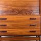 Secretary, desk, Danish in Rio rosewood by Dyrlund 1960.