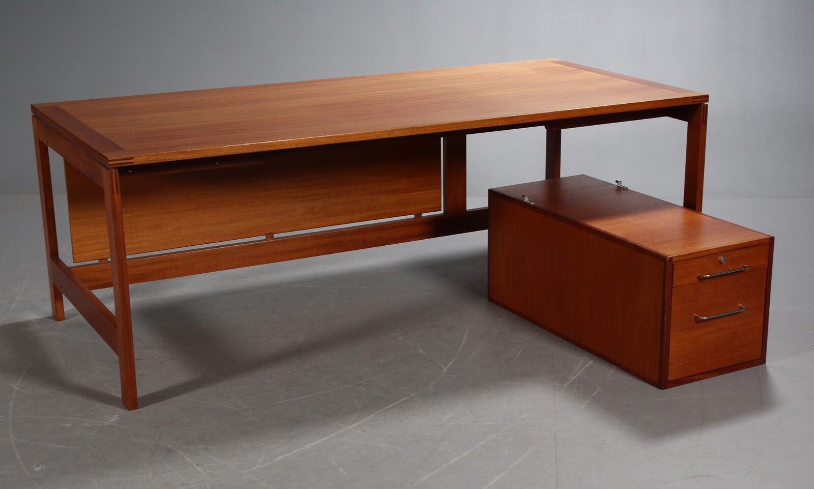 Danish midcentury writing desk by Henning Jensen & Torben Valeur