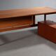 Danish midcentury writing desk by Henning Jensen & Torben Valeur
