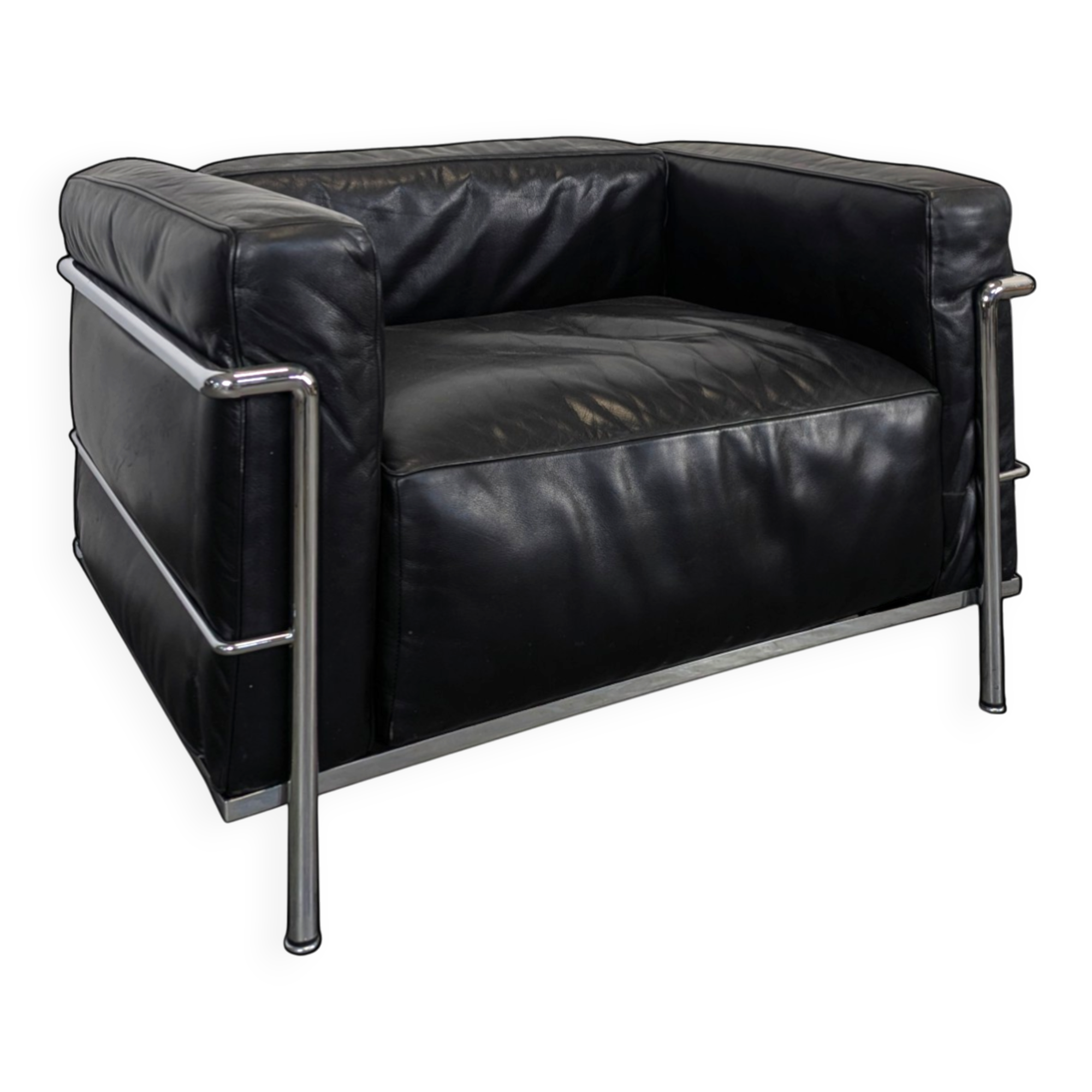 LC3 armchair by Le Corbusier and Charlotte Perriand for Cassina