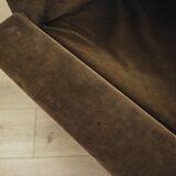 Corduroy armchair, Italian design, 1970s, production: Italy