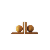 Mid-Century Modern Wooden Bookends, 1950s, Set of 2