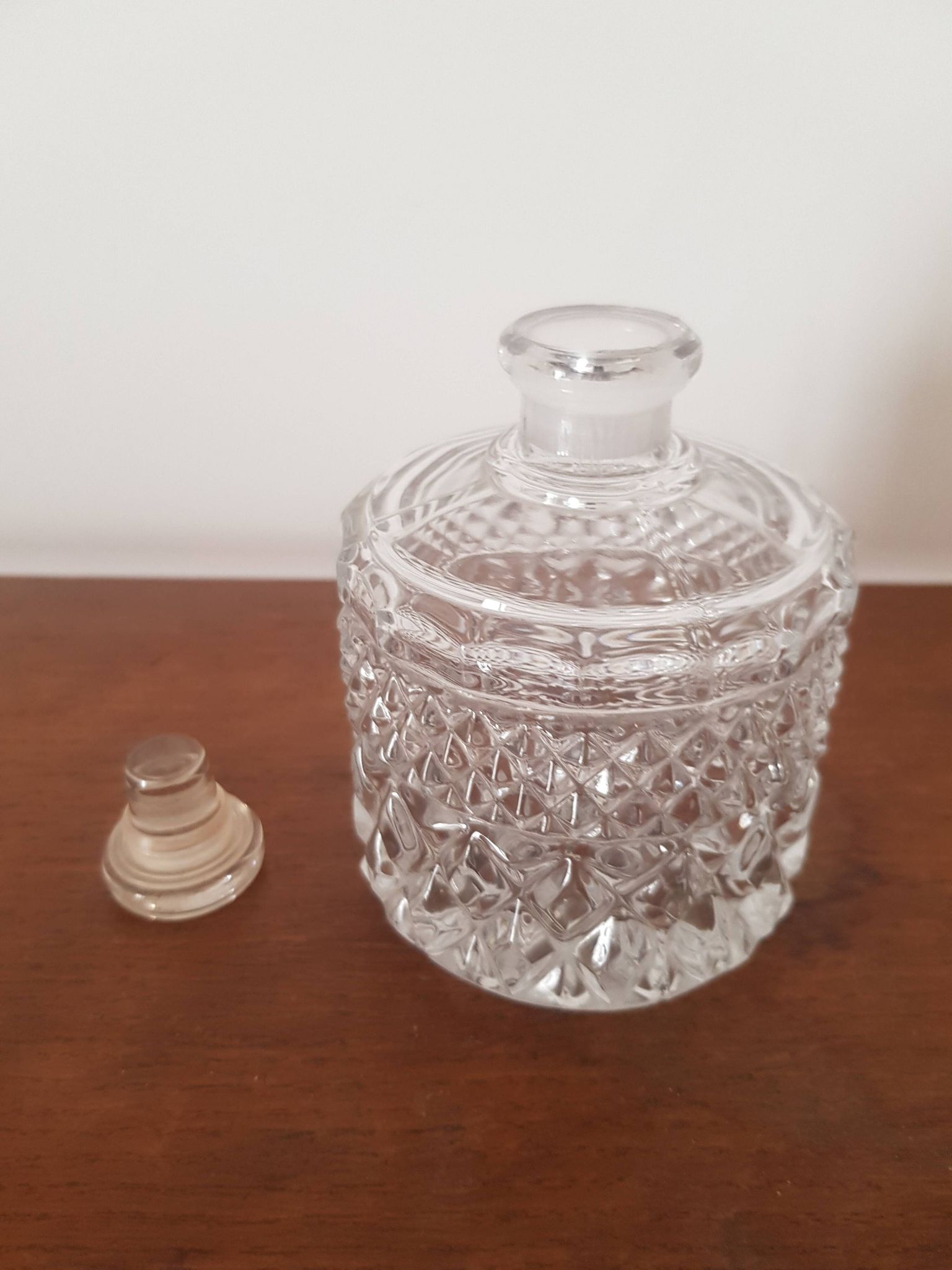 Crystal perfume bottle