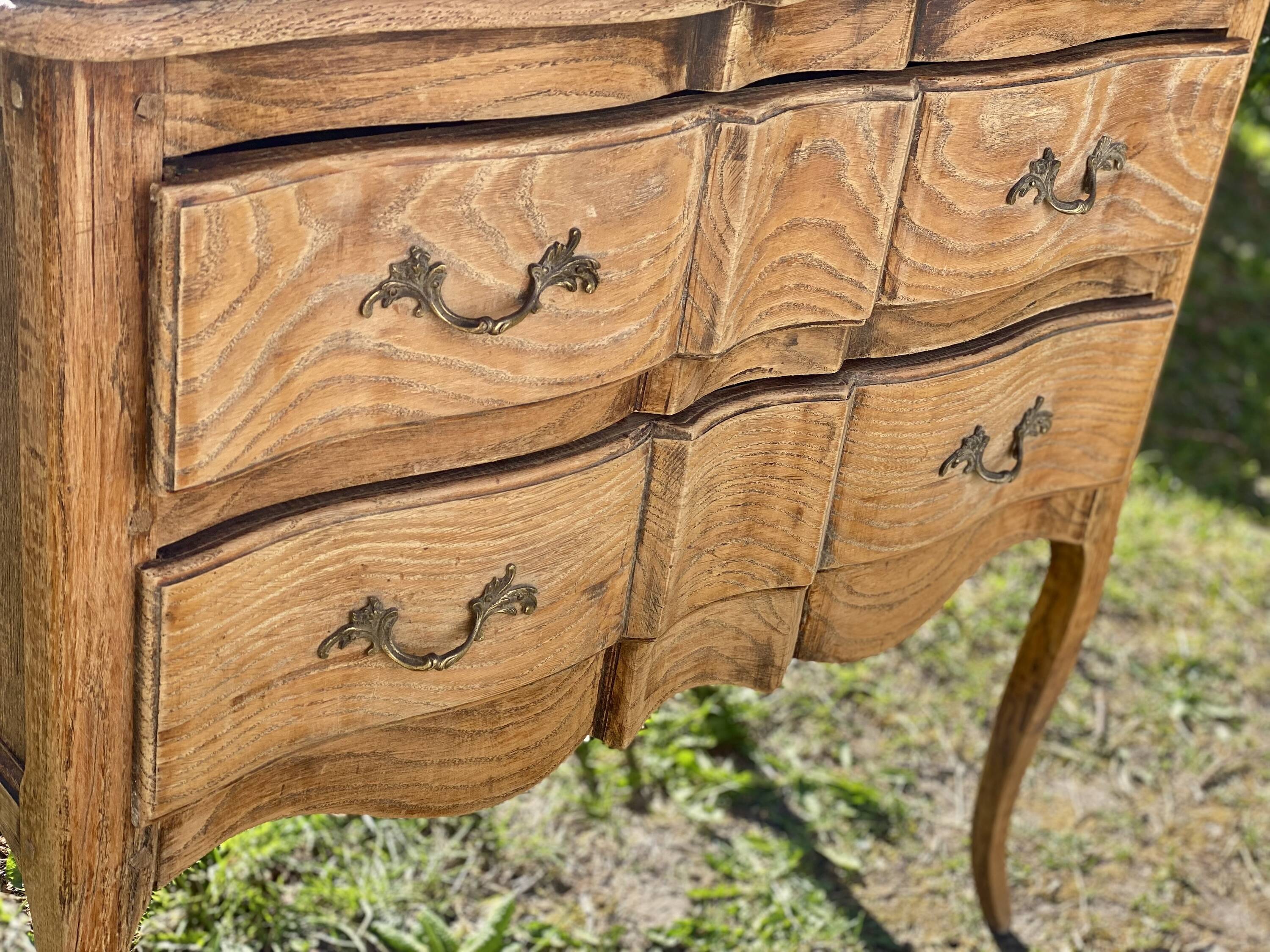 Louis XV style 2-drawer chest of drawers