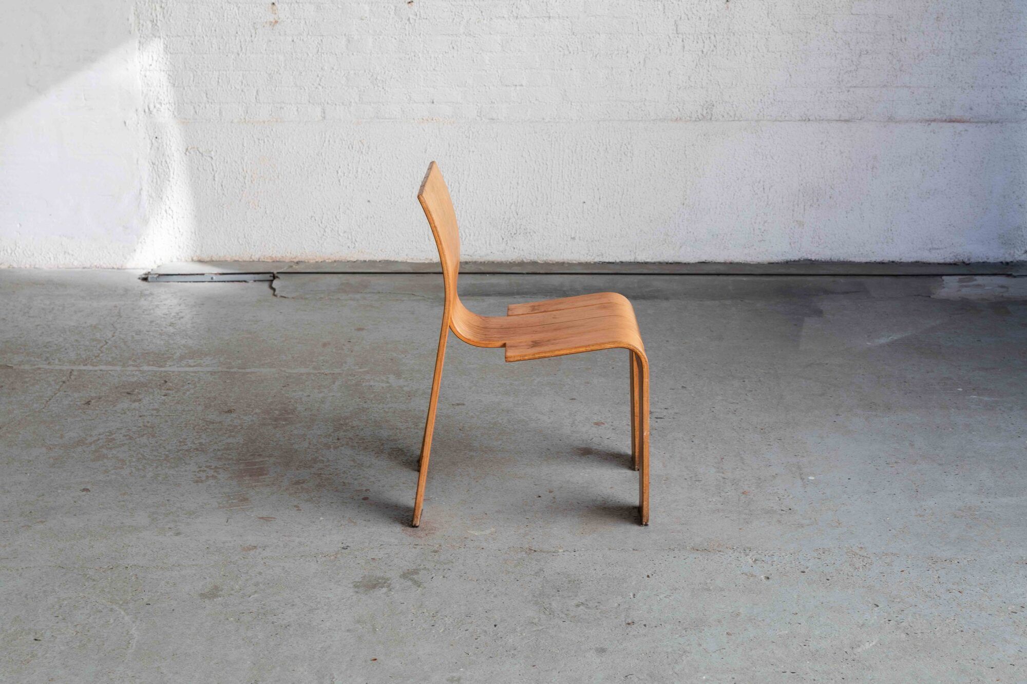 Set of 8 'Strip' dining chairs by Gijs Bakker