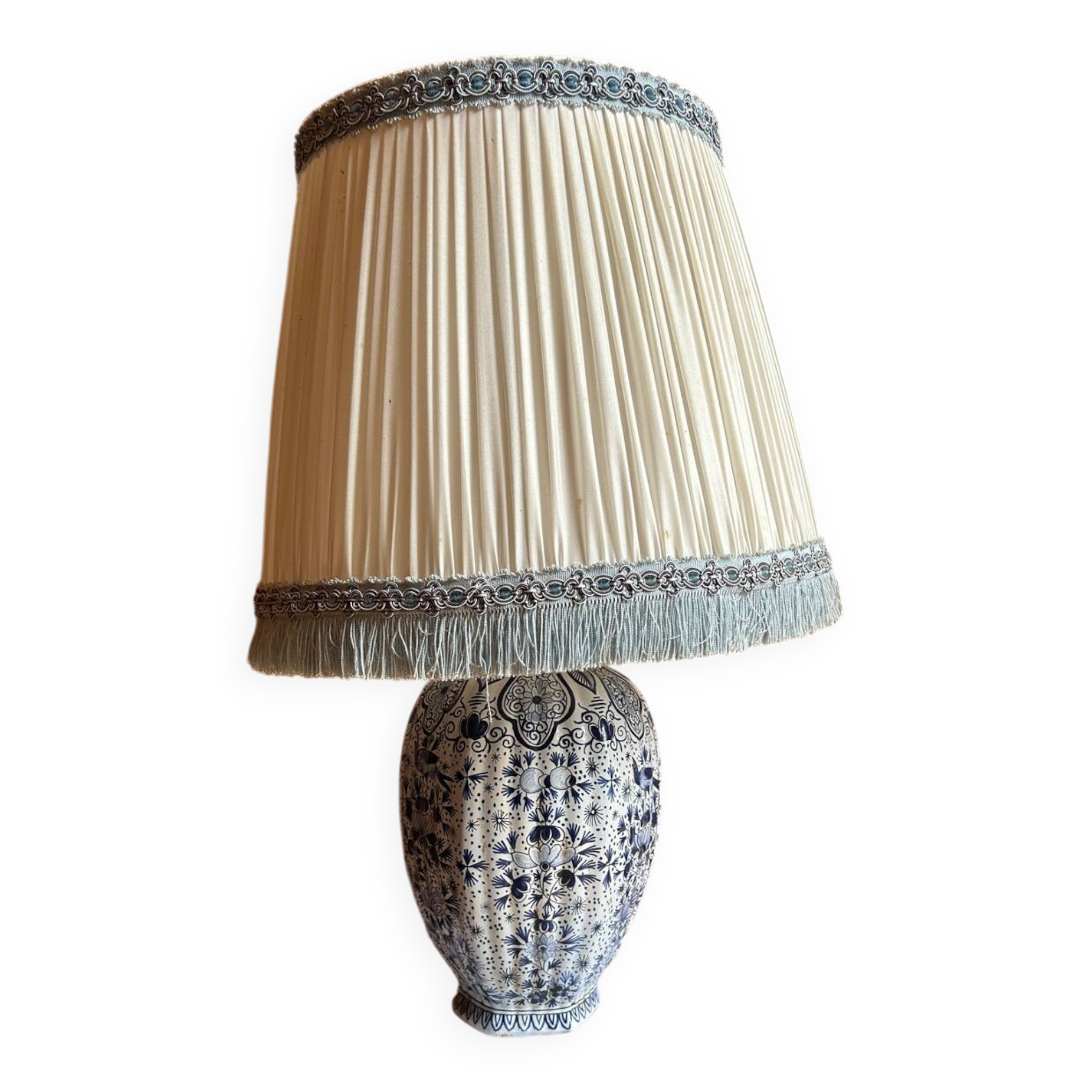 Antique porcelain lamp