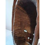 African wooden mask from Ivory Coast, Baoulé