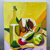 Nature morte huile sur toile